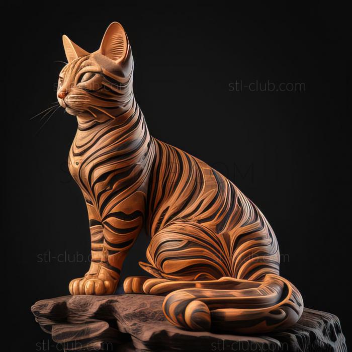 3D model st Toyger cat (STL)